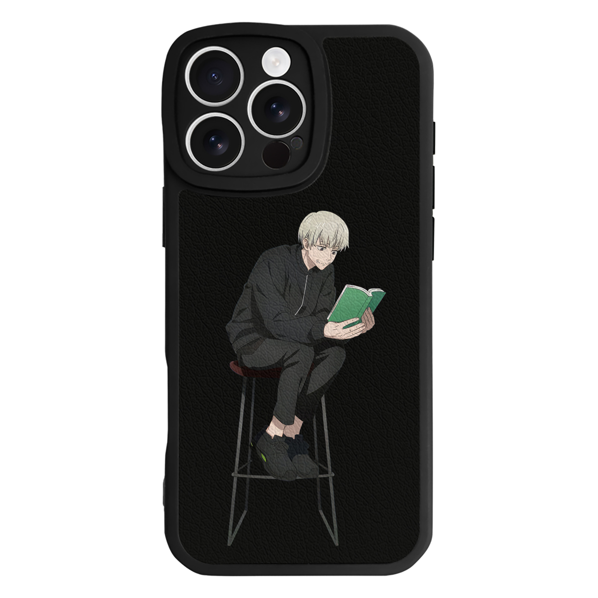 （画像用） 呪術廻戦 Jujutsu Kaisen 【iPhone 16シリーズ対応】シリコンスマホケース（レザー調） 材質：シリコン